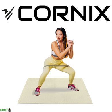 Мат-пазл (ласточкин хвост) Cornix Mat Puzzle EVA 120 x 120 x 1 cм XR-0231 Cream