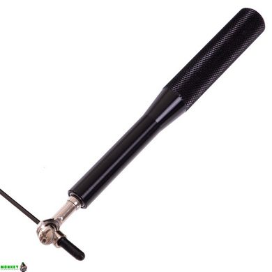 Скакалка скоростная Кроссфит с подшипником и стальным тросом с алюминиевыми ручками Zelart FI-2564 3м цвета в ассортименте