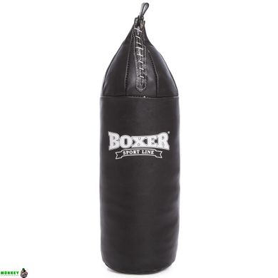 Мешок боксерский Шлемовидный Малый шлем BOXER 1004-02 высота 75см черный-синий