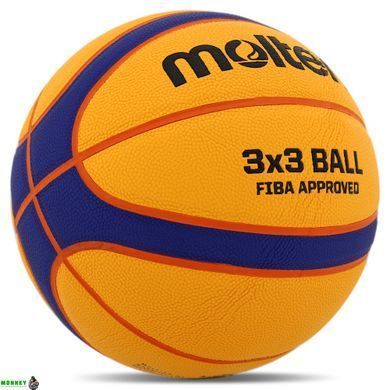 Мяч баскетбольный MOLTEN B33T5000 №6 PU желтый-синий