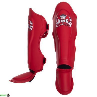 Защита голени и стопы для единоборств детская TOP KING TKSGKC Черный S