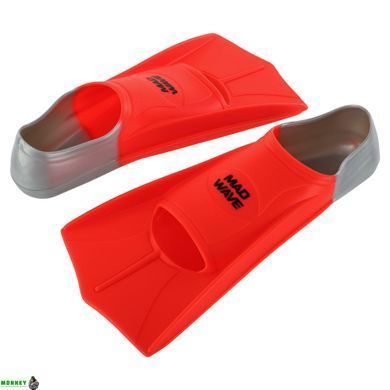 Ласти тренувальні із закритою п'ятою Fins Training MadWave M074710 Помаранчевий 35-36 розмір