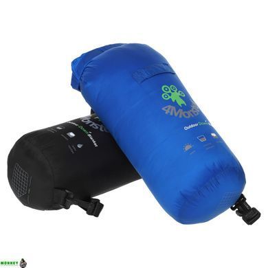 Ковдра туристична PUFFY DOWN BLANKET 4Monster C-BKR-178 Чорний (Нейлон 820D380T, качиний пух, покриття W, R водонепроник., р-р 127x178см, t -20 до 0)