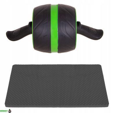 Ролик (колесо) для преса з поворотним механізмом Springos AB Wheel FA5010 Black/Green