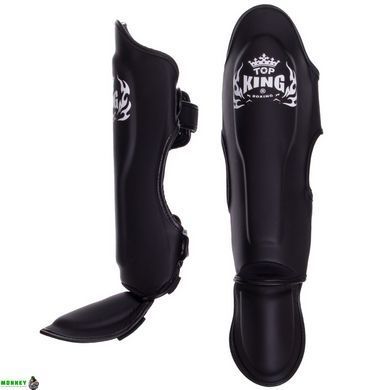 Защита голени и стопы для единоборств детская TOP KING TKSGKC Черный S