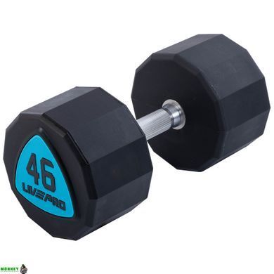 Гантели профессиональные с полиуретановым покрытием LiveUp LP8003-46 (2х46кг)