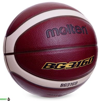 М'яч баскетбольний Composite Leather №7 MOLTEN B7G3160 коричневий