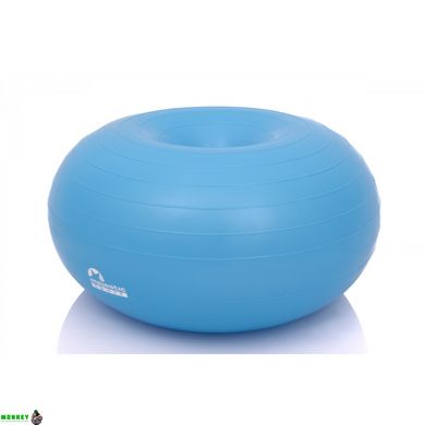 Мяч для фитнеса (пончик) Majestic Sport Air Ball Donut 50 x 28 см Anti-Burst GVP5030/B