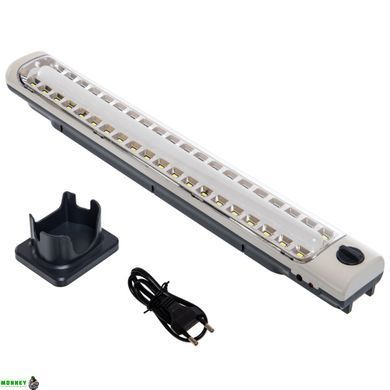Светильник аварийного освещения с аккумулятором X-BALOG LJ-8860 (60 SMD led, аккум., р-р 48,2х7,9см, серый)
