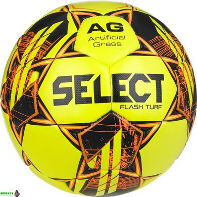 Мяч футбольный Select FLASH TURF v23 желто-помара