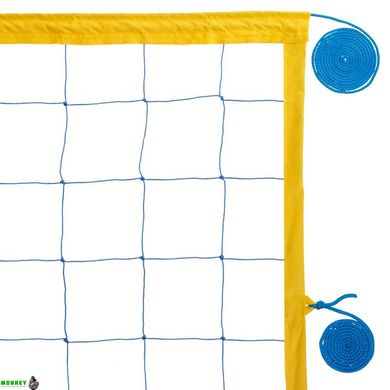 Сетка для волейбола SP-Planeta Эконом12 Норма SO-9551 9x0,9м синий-желтый