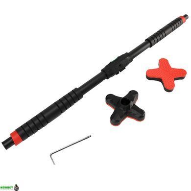 Турнік розсувний Cornix Pro+ 100-150 см XR-0288 Black/Red