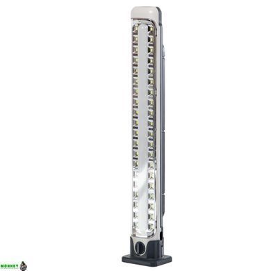 Светильник аварийного освещения с аккумулятором X-BALOG LJ-8860 (60 SMD led, аккум., р-р 48,2х7,9см, серый)