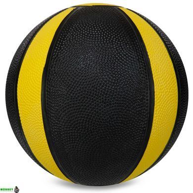 Мяч медицинский медбол Zelart Medicine Ball FI-5122-1 1кг черный-желтый