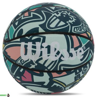 Мяч баскетбольный PU №7 Wilsse BA-6193 (PU, бутил, разноцветный)