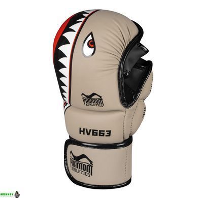 Рукавиці для ММА Phantom Fight Squard Sand L/XL (капа в подарунок)