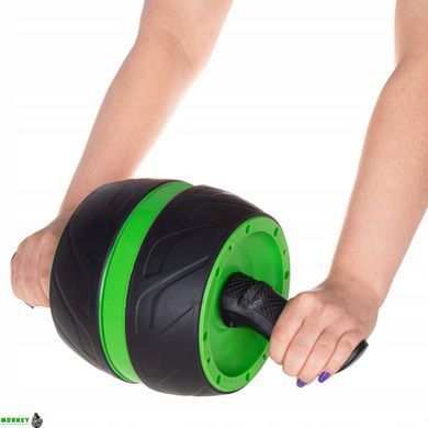 Ролик (колесо) для преса з поворотним механізмом Springos AB Wheel FA5010 Black/Green