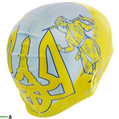 Шапочка для плавання MadWave UKRAINE M055304 зелений