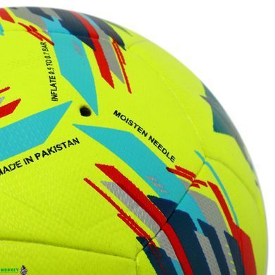 Мяч футбольный HIBRED SOCCER STAR STOKE FB-6035 №5 PU желтый