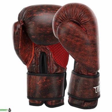 Перчатки боксерские кожаные VELO VL-2209 Черный 10 унции