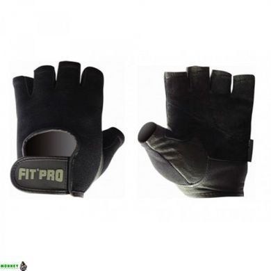Перчатки для фитнеса и тяжелой атлетики Power System FP-07 B1 Pro Black M