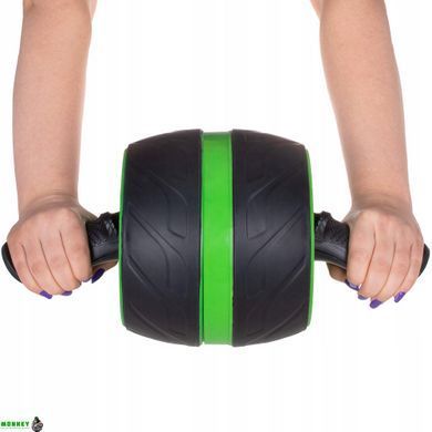 Ролик (колесо) для преса з поворотним механізмом Springos AB Wheel FA5010 Black/Green