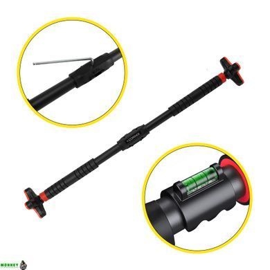 Турнік розсувний Cornix Pro+ 100-150 см XR-0288 Black/Red