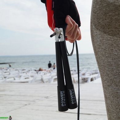 Швидкісна скакалка Power System Ultra Speed Rope PS-4033 Black