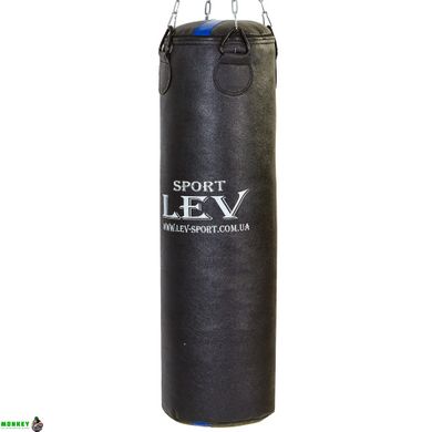 Мішок боксерський Циліндр LEV LV-2804 висота 100см чорний