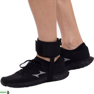 Лямки с петлей для ног Zelart FI-6953 цена за 1 шт, цвет черный, в комплекте 2 шт