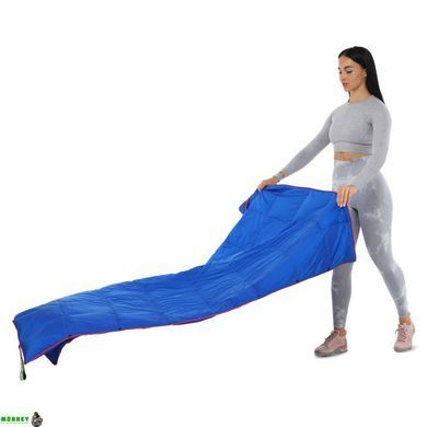 Ковдра туристична PUFFY DOWN BLANKET 4Monster C-BKR-178 Чорний (Нейлон 820D380T, качиний пух, покриття W, R водонепроник., р-р 127x178см, t -20 до 0)
