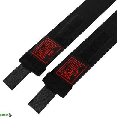 Бинты боксерские (2шт) хлопок с эластаном MATSA MA-6245-2 Черный (l-2м,)