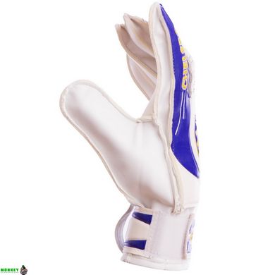 Воротарські рукавиці дитячі CHELSEA BALLONSTAR FB-0029-02 розмір 5-7 синій-блакитний
