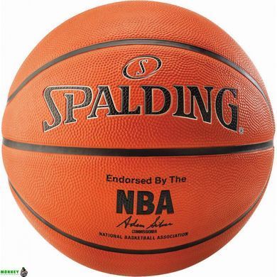Мяч баскетбольный Spalding NBA Silver Outdoor Size 6