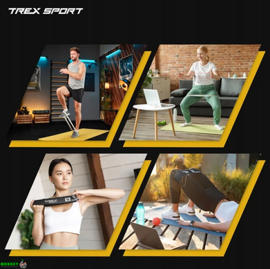 Набор резинок для фитнеса Trex Sport TX-065RBG 1-18кг
