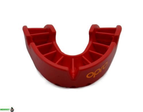 Капа OPRO Bronze взрослая (возраст 11+) Red (art.102500002)