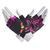 Перчатки для фитнеса MadMax MFG-770 Flower Power Gloves Black/Pink M