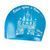Шапка для плавания Speedo SLOGAN PRT CAP JU голубой, белый OSFM
