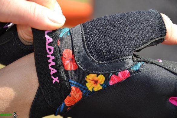 Перчатки для фитнеса MadMax MFG-770 Flower Power Gloves Black/Pink M