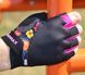 Перчатки для фитнеса MadMax MFG-770 Flower Power Gloves Black/Pink M