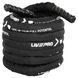 Канат для кроссфита в защитном рукаве BATTLE ROPE LiveUp LP8172-15 15м черный