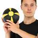 Мяч медицинский медбол Zelart Medicine Ball FI-5122-1 1кг черный-желтый