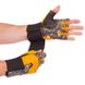 Перчатки для фитнеса и тяжелой атлетики VELO VL-3226 S-XL желтый-черный