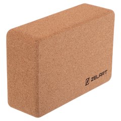 Блок для йоги пробковий Zelart FI-7850-3