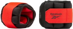 Обважнювачі щиколотки Reebok Flexlock Ankle Weights чорний, червоний Уні 0.5 кг