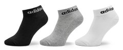 Шкарпетки Adidas C LIN ANKLE 3P білий, чорний, сірий Уні M (40-42)