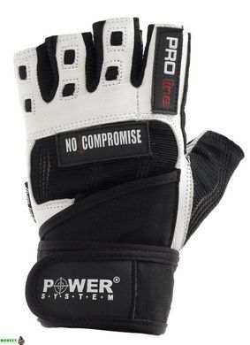 Перчатки для фитнеса и тяжелой атлетики Power System No Compromise PS-2700 Black/White XS