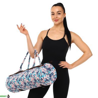Сумка для йога коврика KINDFOLK Yoga bag SP-Sport FI-6969-5 розовый-голубой