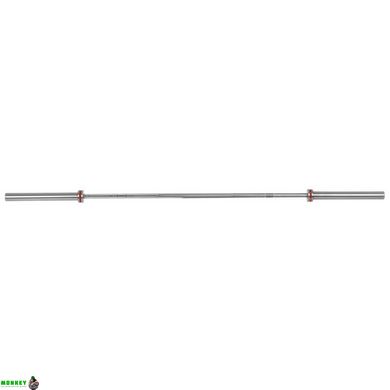 Гриф для штанги Олимпийский прямой для Кроссфита Zelart TA-6283 2,18м 50мм
