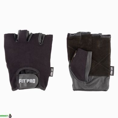 Перчатки для фитнеса и тяжелой атлетики Power System FP-07 B1 Pro Black L